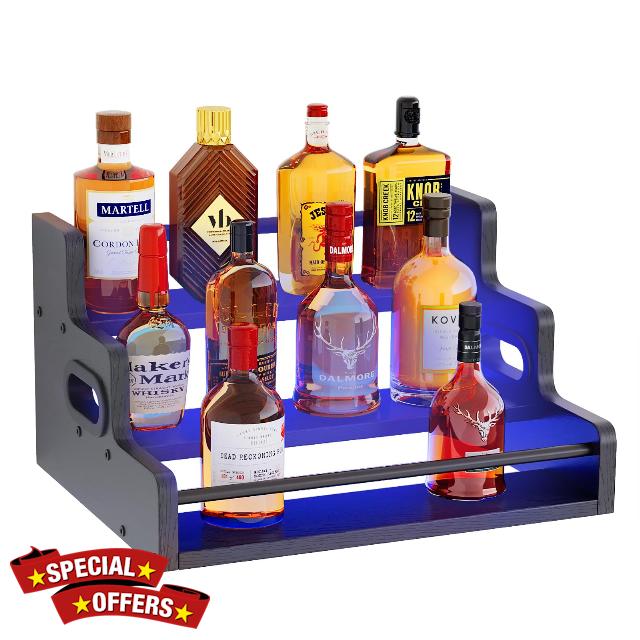 Liquor Bottle Display Shelf
