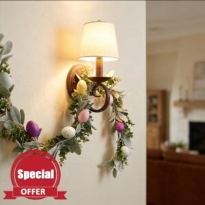 6 FT Easter Egg Garland with 20 Warm Lights