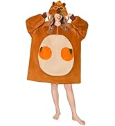 OLAOLA Wearable Blanket Hoodie for Adults - Oversized Animal Hooded Blanket - Soft Warm Cozy Sher...