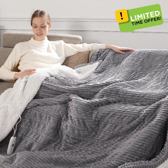 Electric Throw Heated Throw 50''x60''