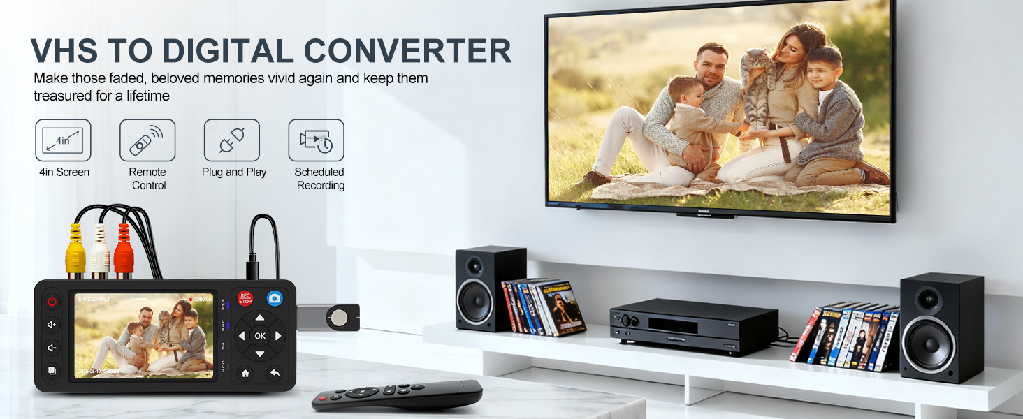 s to digital converter,vhs to digital convertor,vhs to digital converter kit,vhs player to digital