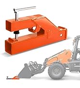 EBESTTECH Bucket Hitch Receiver Attachments for Tractor Clamp On Trailer Hitch Receiver 2" Ball M...