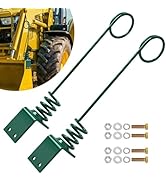 EBESTTECH Heavy Duty Hydraulic Hose Hanger for Tractor - 0.3" Thick Plate and 3.7" Diameter Fits ...