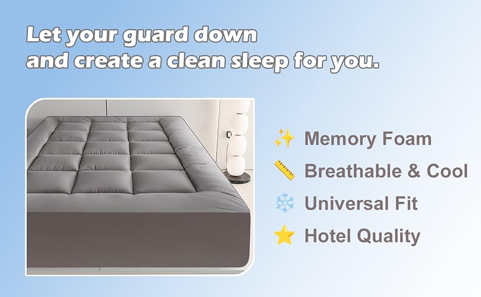 west month premium quilted mattress pad