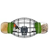 LONA Squirrel Proof Bird Feeding Cage for Outdoor All-Weather Metal Caged Bird Feeder with Peanut...