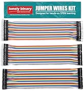 Lonely Binary 160-Piece 2.54mm Female Pin Header Assortment Kit - Single Row Straight 22/20/19/15...