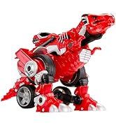 Armorsaurs Armor-Up T-Rex Dinosaur Ajax Toy Figure with 7 Removable Armor Pieces, Tail-Triggered ...