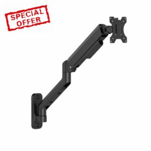 ARES WING Single Monitor Wall Mount for 17-40 Inch Ultrawide Screens