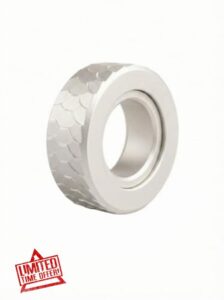 Adjustable Fidget Ring for Stress Relief – Stainless Steel ADHD Anxiety Toy with Clicking Sounds