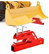 EBESTTECH Edge Tamer for Tractor Bucket Protector Green 5” Wide Skid Shoes for Skids, Quick-attac...