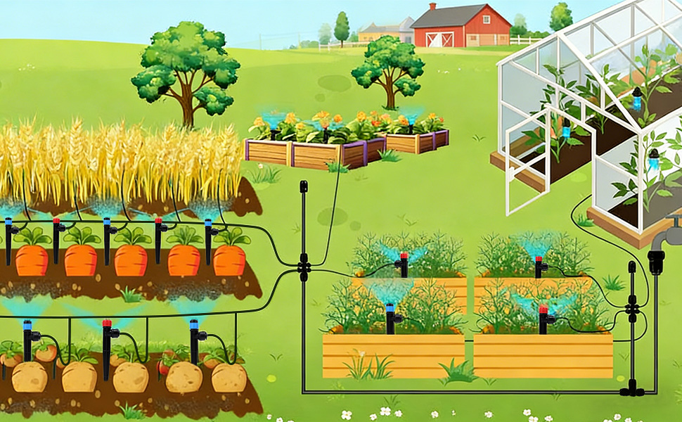 Drip Irrigation System Kit