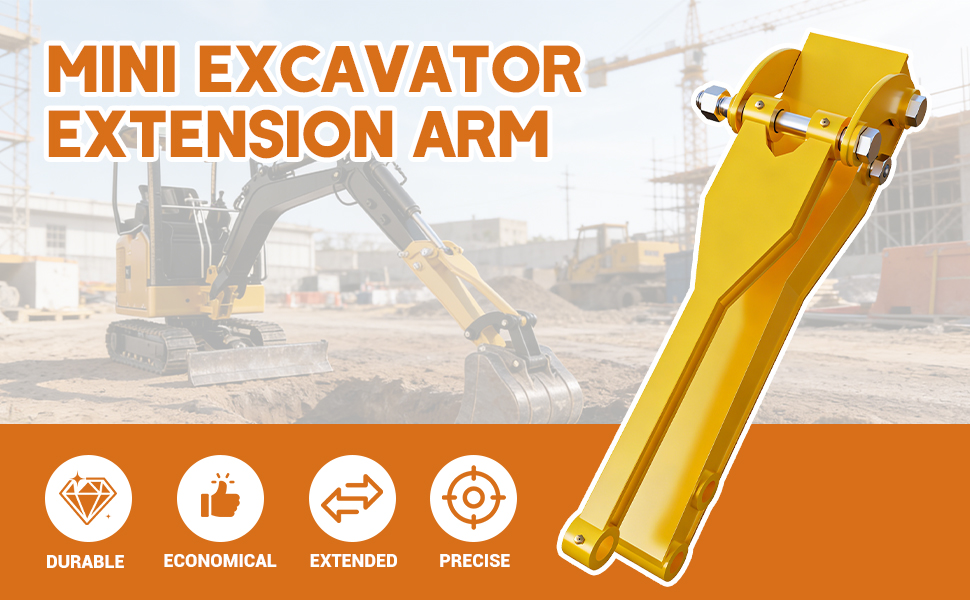 Mini Excavator Arm Extension Mini Excavator Boom Extension mini excavator attachments