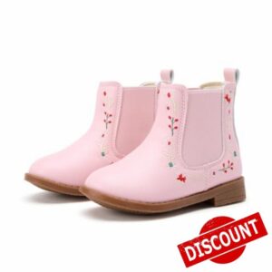 BMCiTYBM Toddler Girls Boots Fashion Dress Booties Side Zipper Ankle Boots for All Seasons