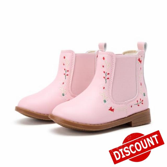 BMCiTYBM Toddler Girls Boots Fashion Dress Booties Side Zipper Ankle Boots for All Seasons