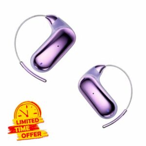 Over Open Ear Earbuds Wireless Bluetooth Open Ear Headphones Air Conduction Earbuds That Don't go in Your Ear with Over-Ear Hooks Running Headphones