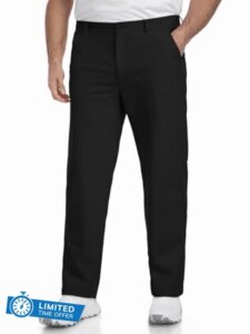 Big and Tall Mens Golf Pants 28/30/32 Inseam Stretch Work Dress Slacks Lightweight Casual Trousers with Pockets