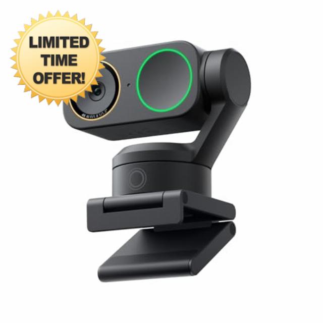 Insta360 Link 2 Pro – 4K PTZ Webcam for PC/Mac
