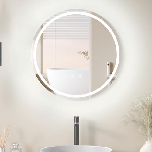 28" Round Mirror for Bathroom