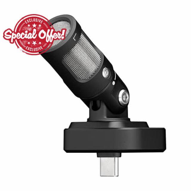 Shure MV88 USB-C Microphone for Mobile Recording