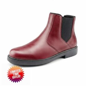 Men’s Genuine Leather Chelsea Boots Classic Slip-On Ankle Boots Versatile Casual & Dress Shoes for Me