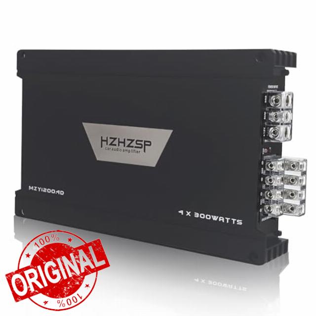 MZY1200.4 D Full-Range Class D 4-Channel Car Amplifier