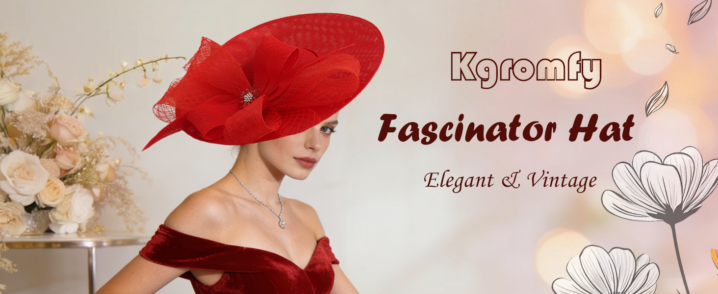 FASCINATOR RED