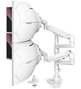 Dual Monitor-Arm Heavy-Duty for 17-57-Inch Screens - 23.8'' Tall Vertical Dual Monitor Mount, Ful...