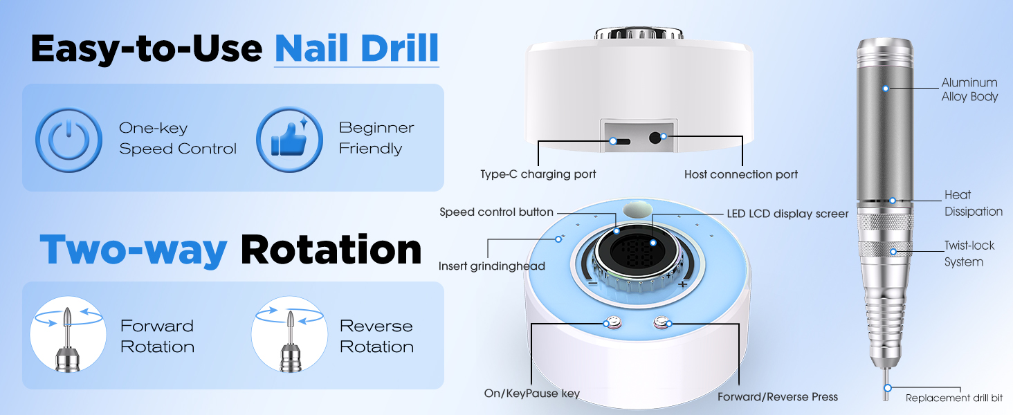 efile nail drill nail grinder e file drill nails machine drill para uñas profesional drill for nails
