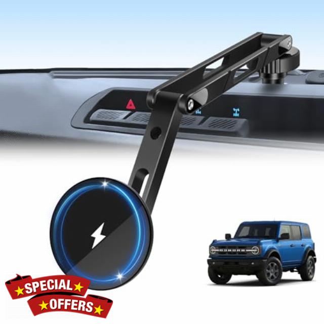 Wireless Charging Phone Mount for Ford Bronco 2021-2026 2/4 Door