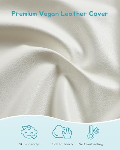 Hypoallergenic Vegan Leather Cover Foam Play Mat for Nursery
