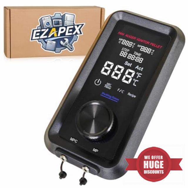 80147 PID Thermostat Control Board Replacement Compatible with Pit Boss Pro Series II 4-Series Wood Pellet Vertical Smoker Complete with WiFi and Bluetooth Capability Can Connect to Mobile APP
