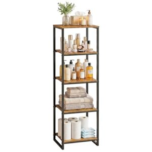 47" H Narrow Open Floor Shelves
