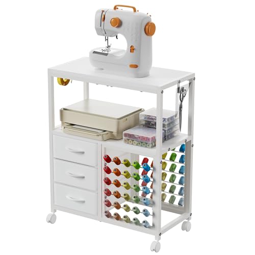 Rolling Sewing Machine Table for Storage Embroidery Machine