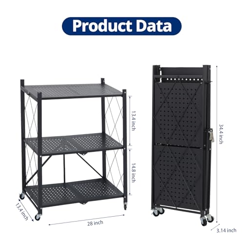 Rolling Storage Rack for Kitchen