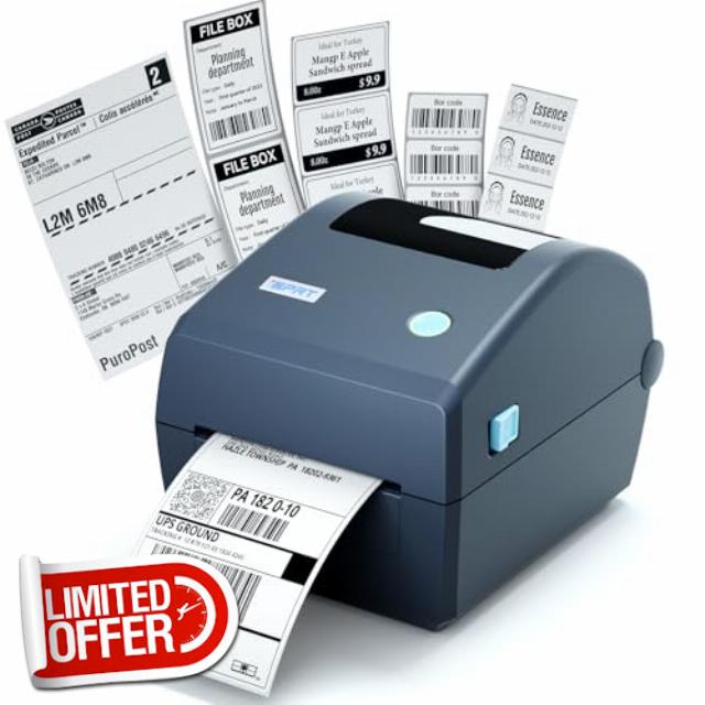 iDPRT Industrial High-Speed Thermal Printer - 8IPS