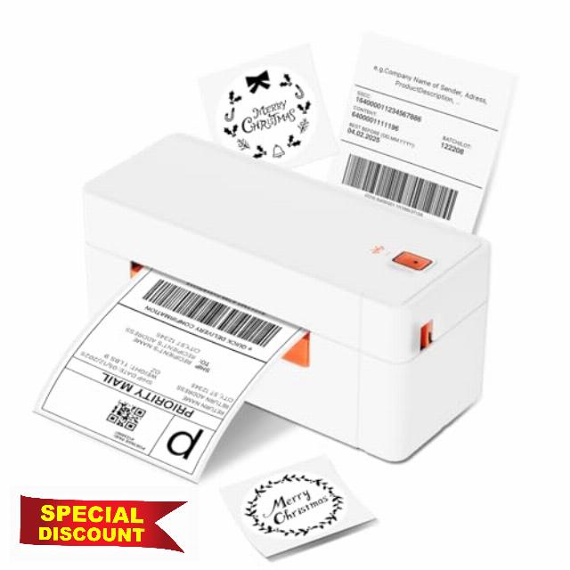 Bluetooth Thermal Shipping Label Printer