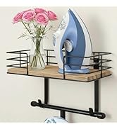 TIPSYTREE Ironing Board Holder Cart for Small & Narrow Laundry Rooms, Freestanding Iron & Ironing...