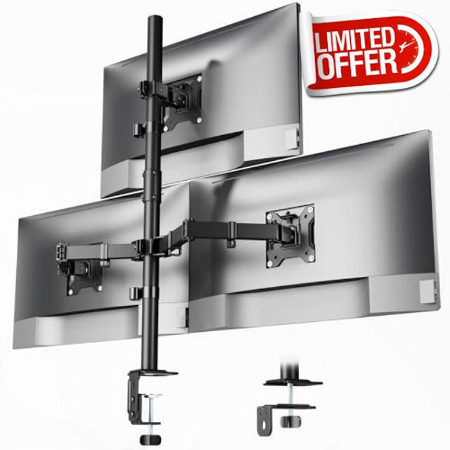 monTEK Triple Monitor Stand Mount