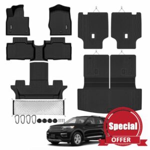 Tongama-Floor Mats for Ford Explorer 6 Seats 2020-2025 2026