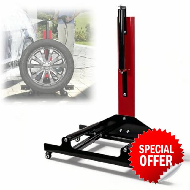 Rolling Wheel Detailing Stand