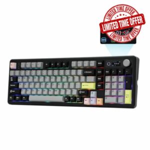 EPOMAKER TH99 PRO 96% Mechanical Keyboard with Screen & Knob