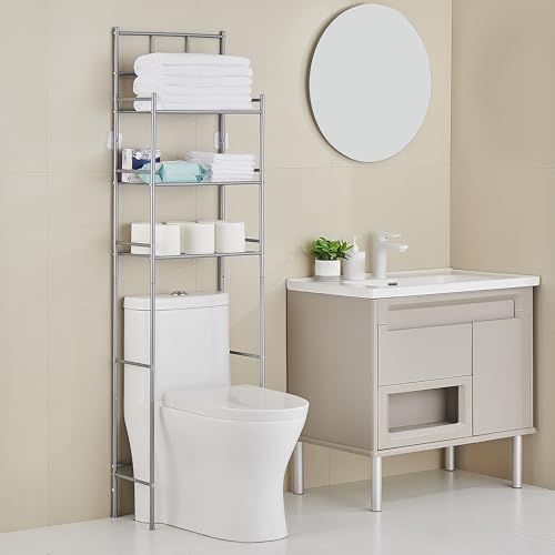 Freestanding Over Toilet Bathroom Organizer for Bathroom