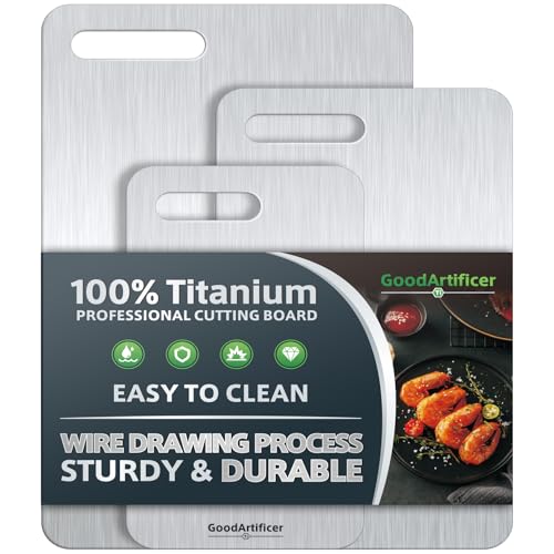 100% Pure Titanium Kitchen Cutting Board