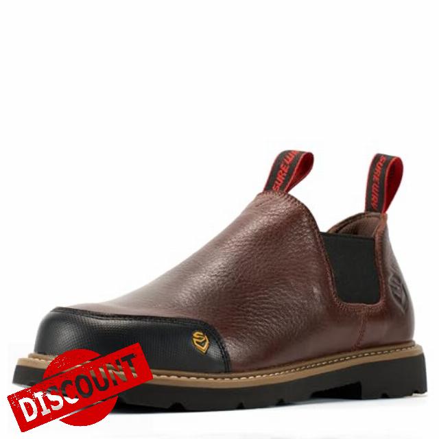 SUREWAY 4 in Mens Slip On Work Boots for Men