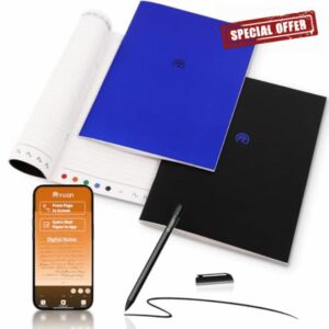 Yuan Sync Smart Pen and Digital Notebook Set (3-Pack A4) for Note Taking