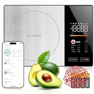 Smart Food Kitchen Scale with Nutritional Calculator