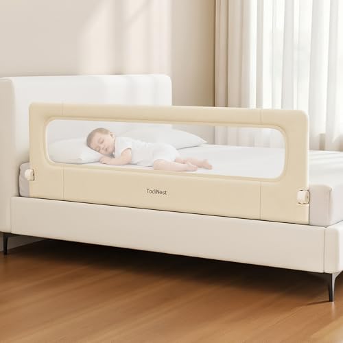 Baby Bed Rail Guard with Reinforced Anchor Safety System