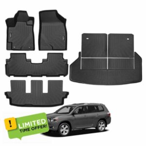 Tongama-Floor Mats for 2008-2013 Toyota Highlander(Not Fit for Hybrid)
