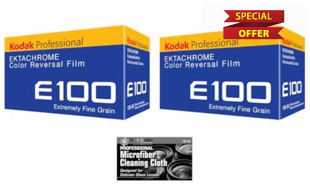 Kodak Professional Ektachrome E100 Color Transparency Film (35mm Roll Film