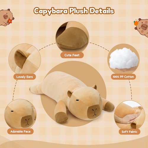 Cute Capybara Pillow Plushie